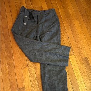 Women’s Gray lined Wool Pants, Angora